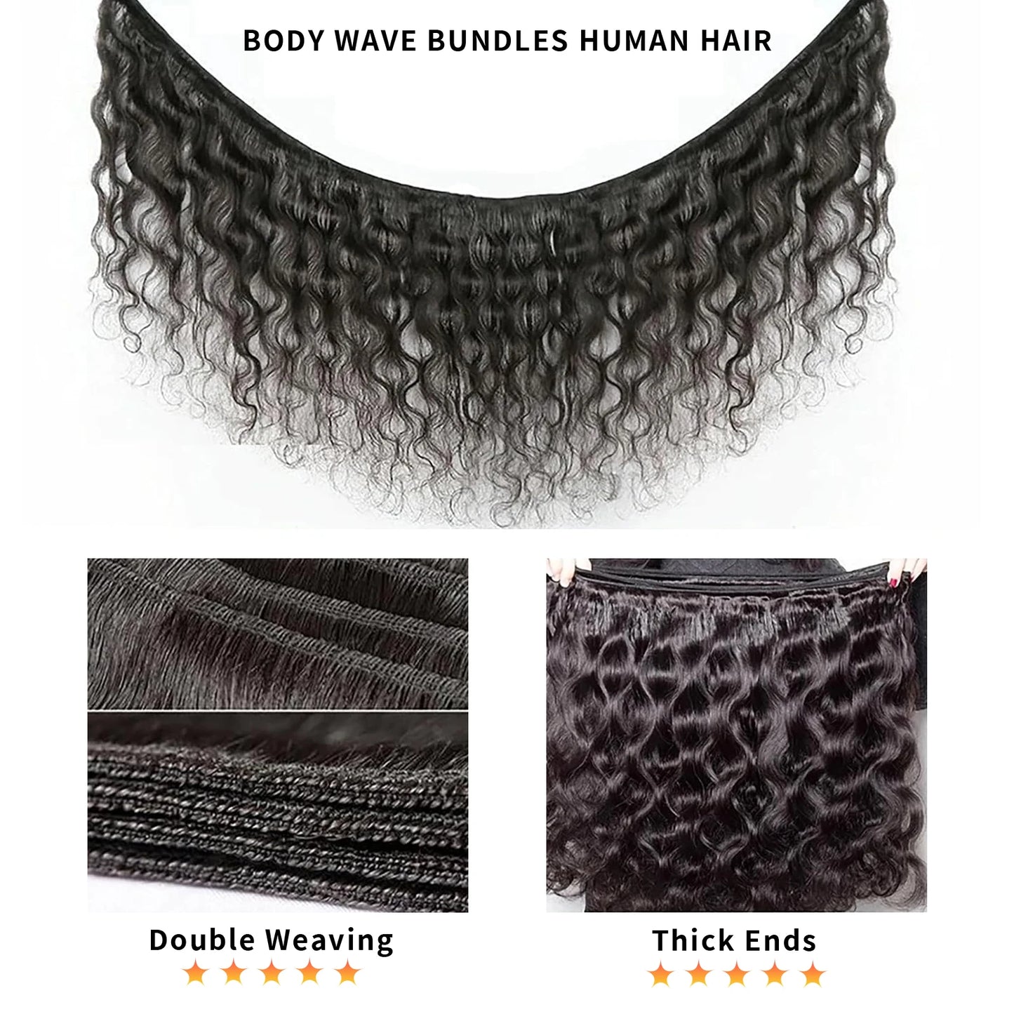 16A Body Wave Human Hair Bundles 36 40 Inch Brazilian Remy Extensions Human Hair Unprocessed Virgin Weave Bundles For Women