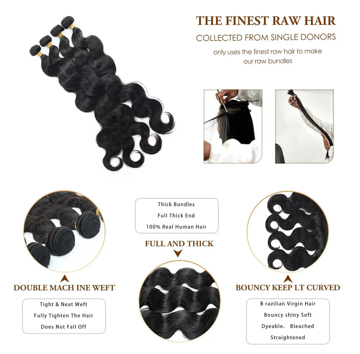 16A Body Wave Human Hair Bundles 36 40 Inch Brazilian Remy Extensions Human Hair Unprocessed Virgin Weave Bundles For Women