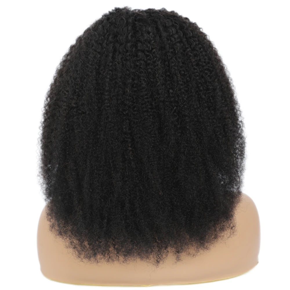 180% Density Afro Kinky Curly Headband Wig Human Hair For Black Women No Glue No Gel Wear Go Brazilian Wigs On Sale Headbands