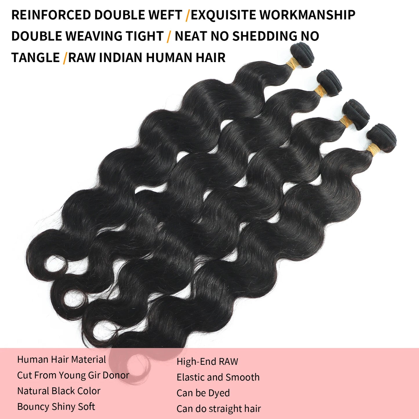 16A Body Wave Human Hair Bundles 36 40 Inch Brazilian Remy Extensions Human Hair Unprocessed Virgin Weave Bundles For Women