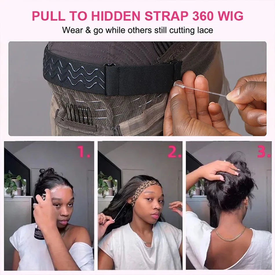 360 Full Lace Wig Body Wave Lace Front Wig 13X6 Human Hair 13X4 Hd Lace Frontal Wig 30 40 Inch Brazilian Pre Plucked Black Wigs