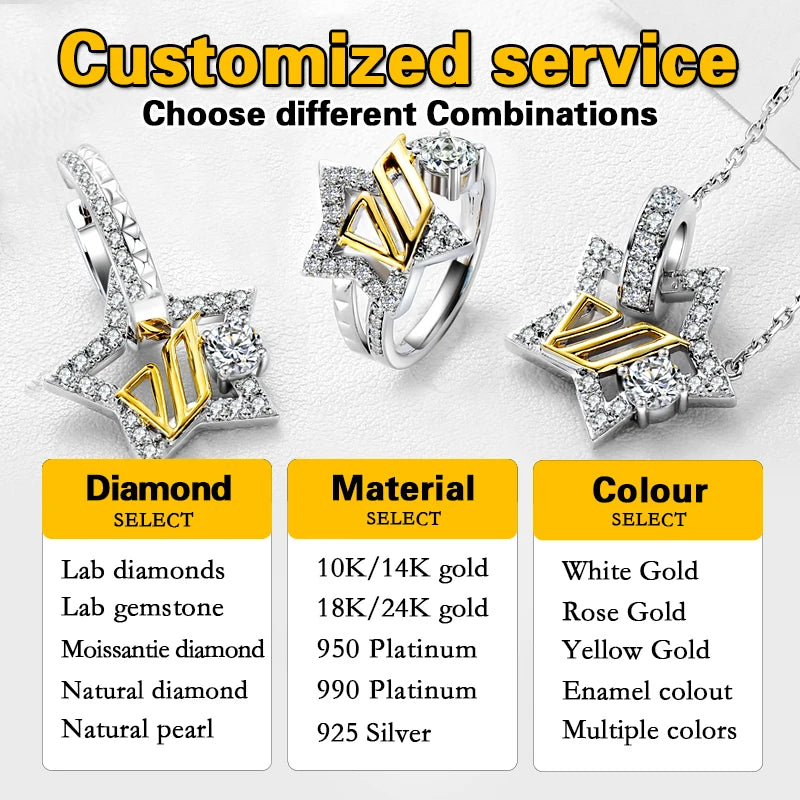 Wholesale Moissanite Hoop Earring 18K Gold Plated 925 Sterling Silver Earring Set DE VVS Diamond for Women Earrings Gift