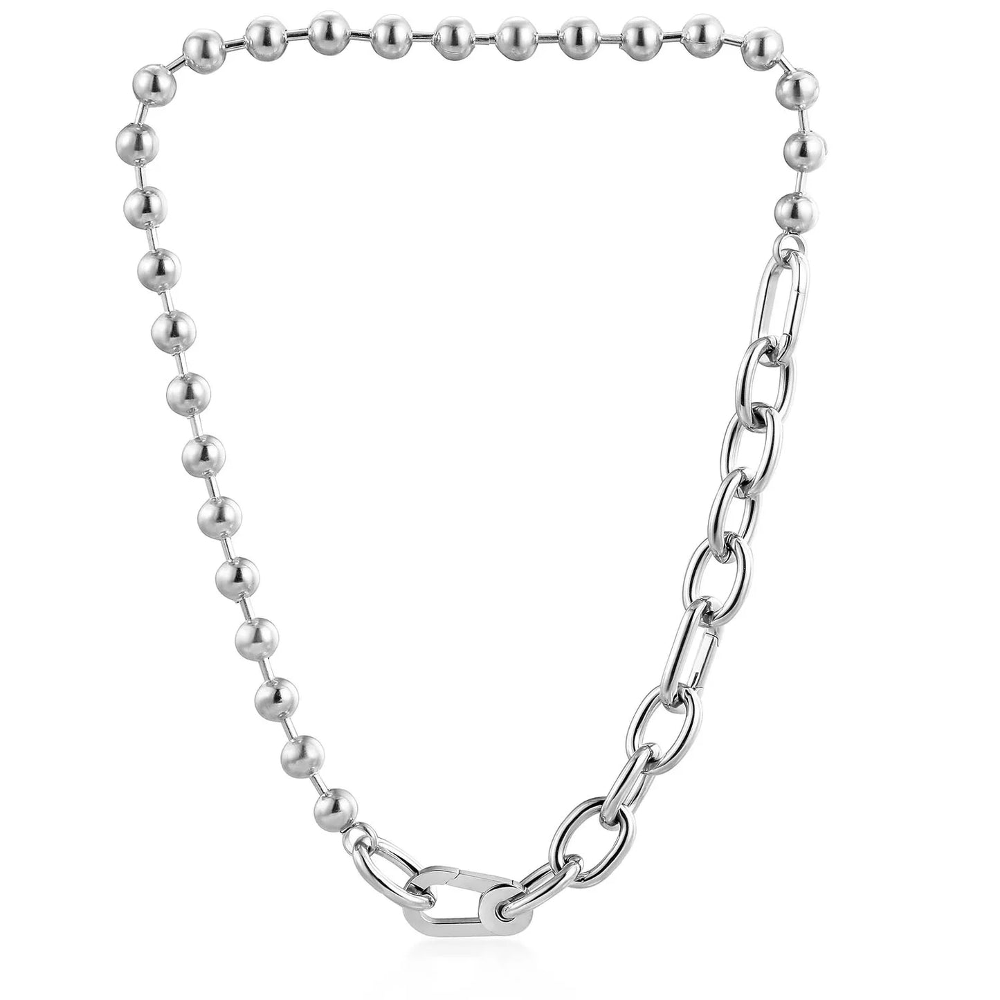 Unisex 18K Gold Plated Stainless Steel Necklace Classic Butterfly Shape Link Chain with Diamond Main Stone