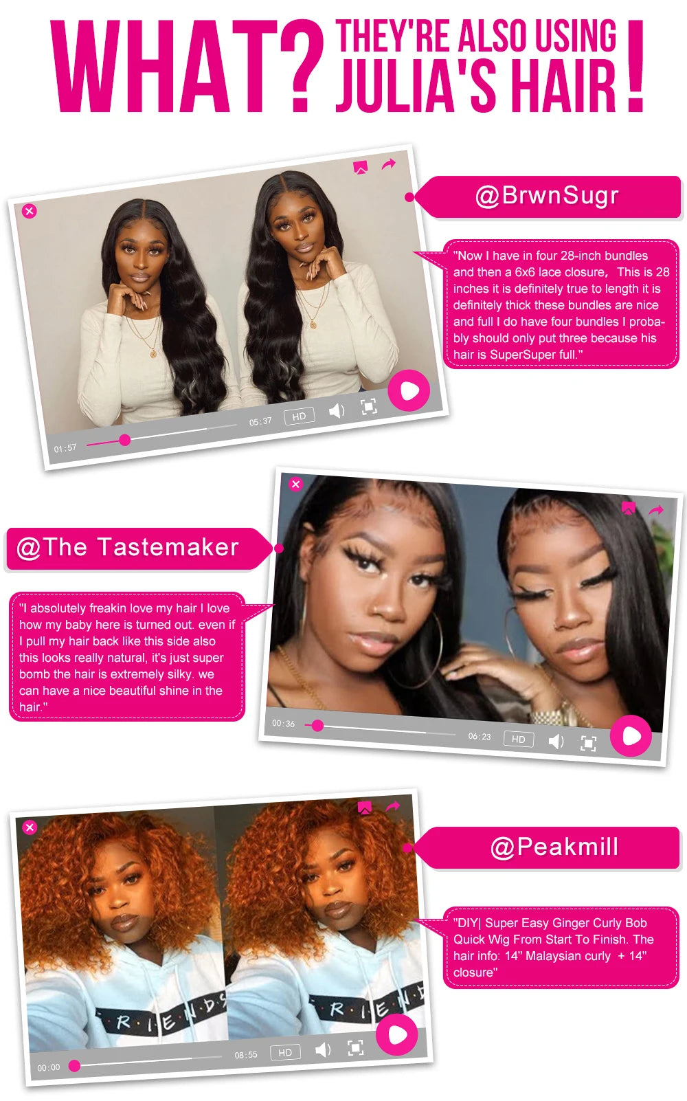 Julia Hair Curly Bundles 1/3 PCS 12A Virgin 100% Human Hair Bundles Brazilian Hair Weave Bundles