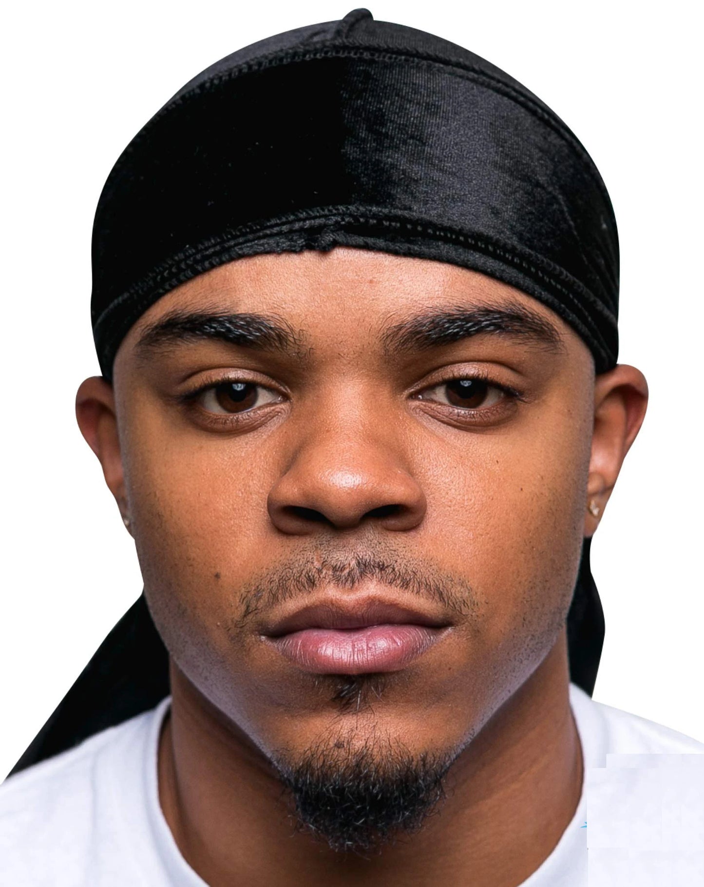 New Unisex Solid Color Soft Velvet Longtail Pirate Hat Breathable Bandana Durag Long Ribbon Cape Baotou Headband Du-Rag