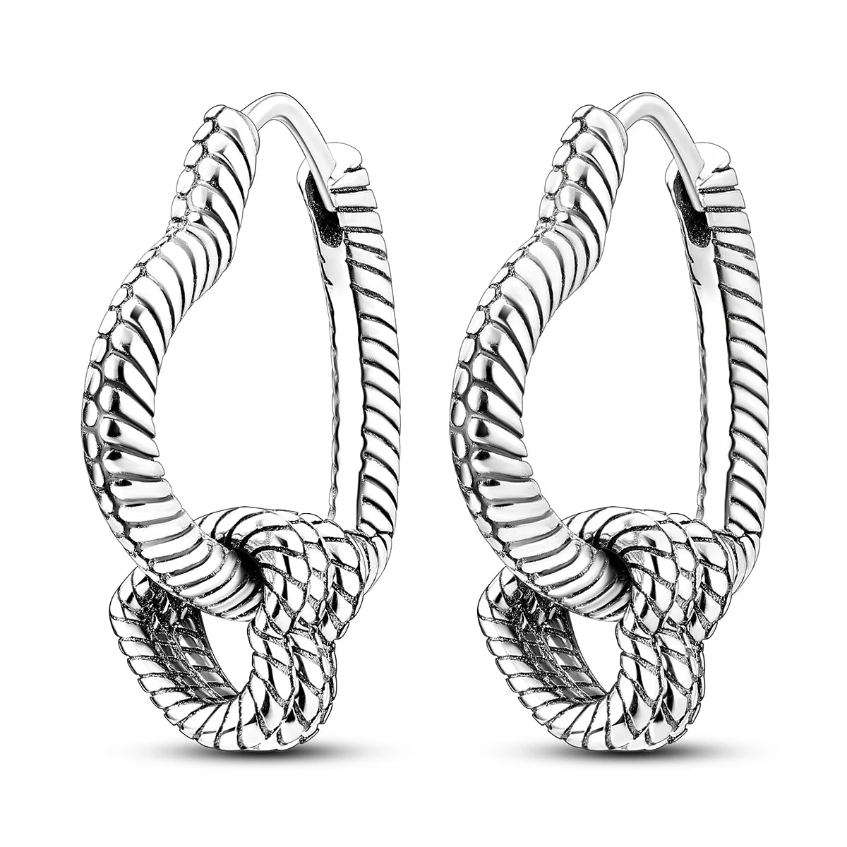 Original 925 Sterling Silver Women Hoop Earrings High Quality Shine Zircon U Shaped Classic Style Earring For Women Jewelry Gift