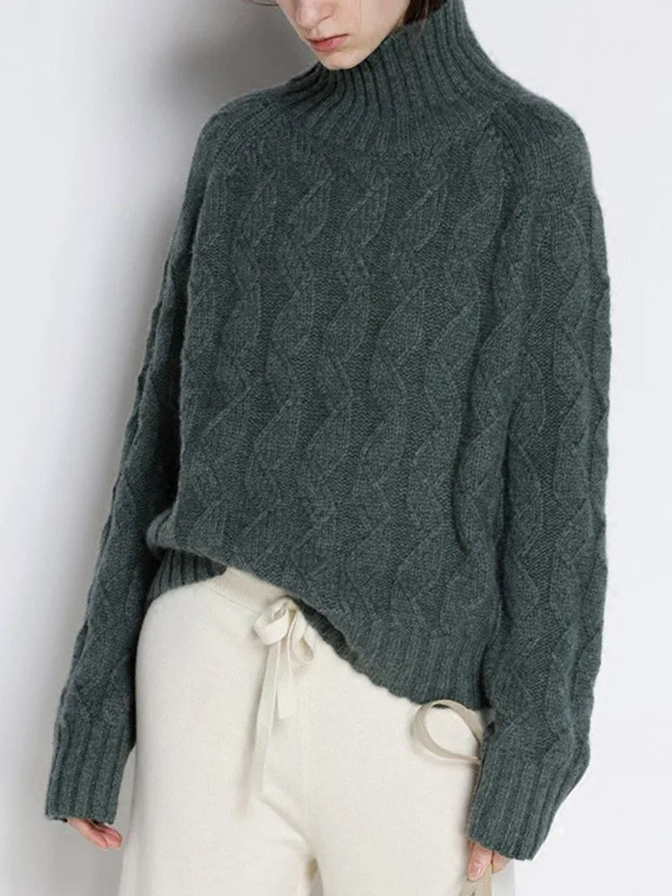 Cashmere turtleneck sweater