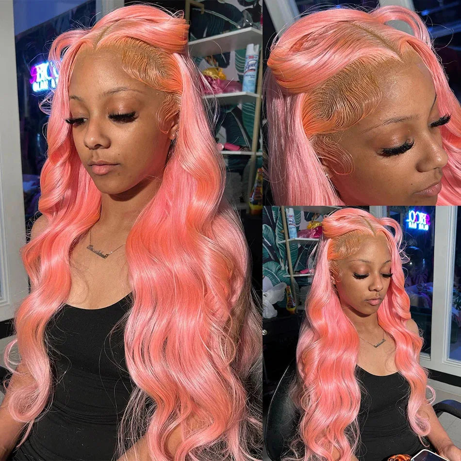 613 Lace Front Wig Human Hair 13x6 Blonde Human Hair Wigs 300% Density Body Wave Lace Front Wigs Human Hair Pre Plucked 46 Inch