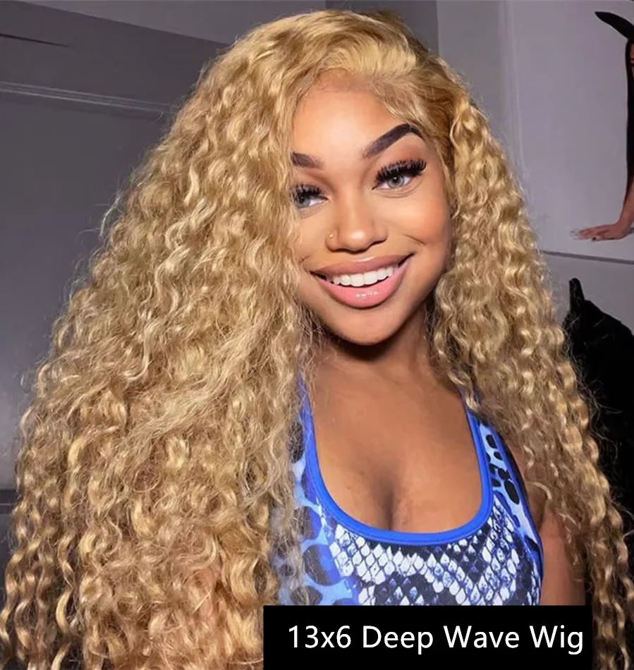 27 Honey Blonde Body Wave Human Hair Wig 13x6 Hd Lace Frontal Wig Color Human Hair 200 Density Colored Preplucked Brazilian Wigs
