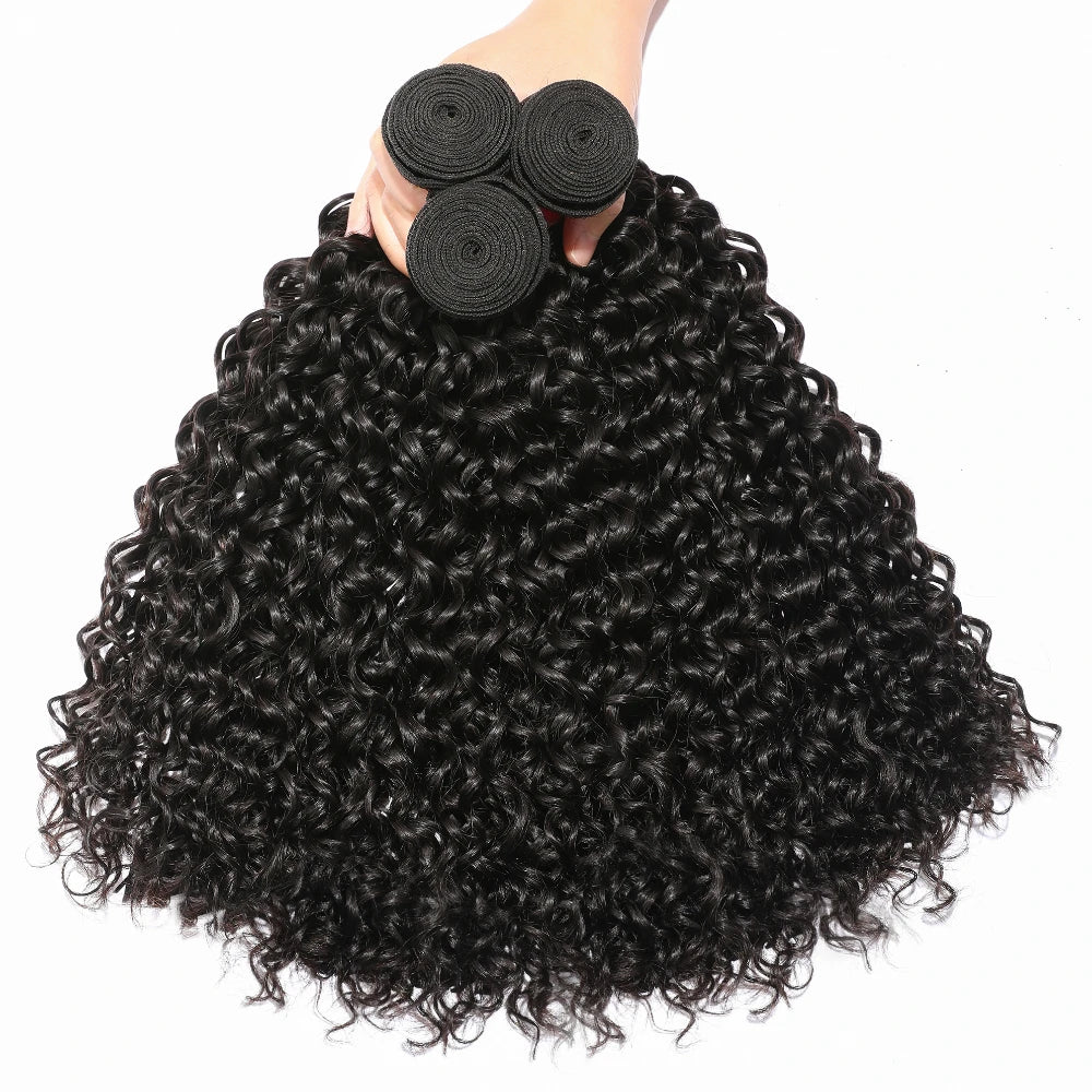 Julia Hair Curly Bundles 1/3 PCS 12A Virgin 100% Human Hair Bundles Brazilian Hair Weave Bundles