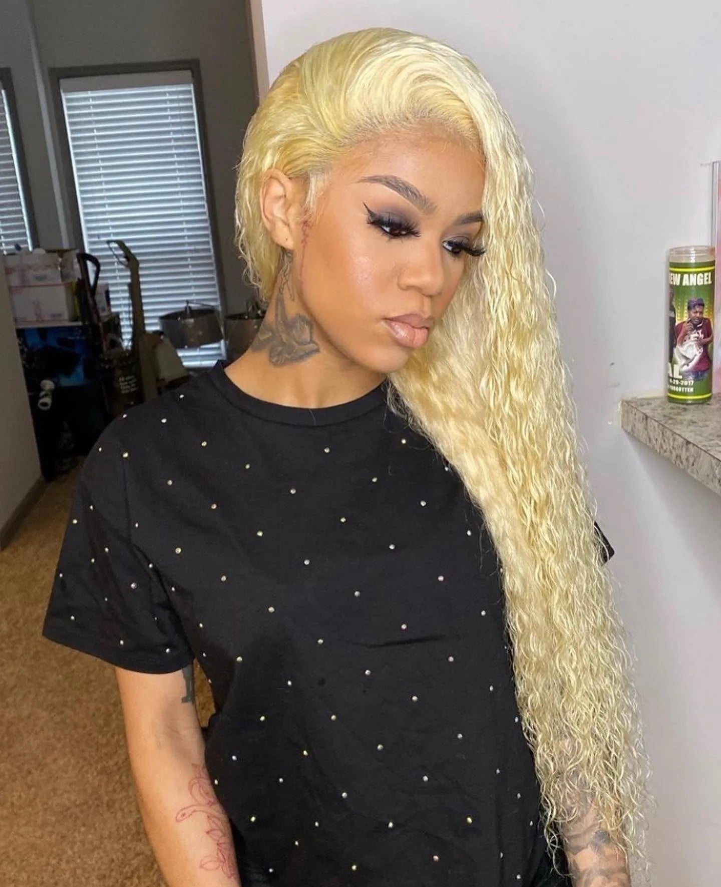 613 Loose Deep Wave Frontal Wig 13x6 HD Water Wave Lace Front Wig 30 40 Inch Honey Blonde 13x4 Lace Front Curly Human Hair Wigs