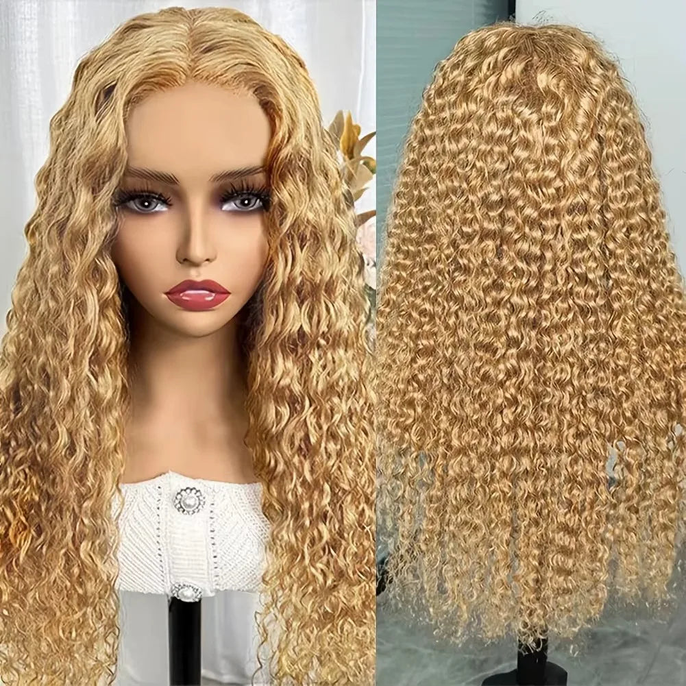 27 Honey Blonde Body Wave Human Hair Wig 13x6 Hd Lace Frontal Wig Color Human Hair 200 Density Colored Preplucked Brazilian Wigs