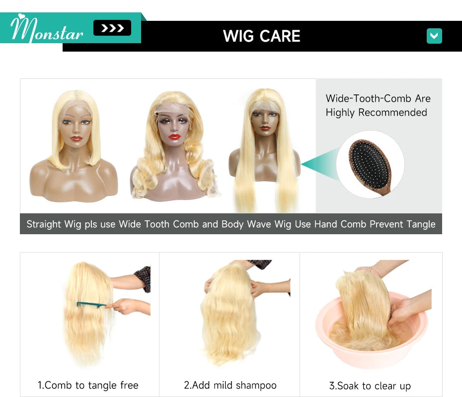 13x6 Lace Frontal Wig Brazilian Straight Human Hair Wig 2 Tone Dark Root 1B 613 Ombre Blonde Lace Front Wigs For Black Women 40"