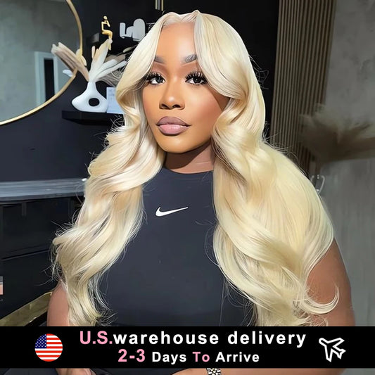 250 Density 613 Blonde 13x6 Hd Lace Frontal Wig Body Wave Human Hair Wigs Real Brazilian Straight Colored Human Hair For Women