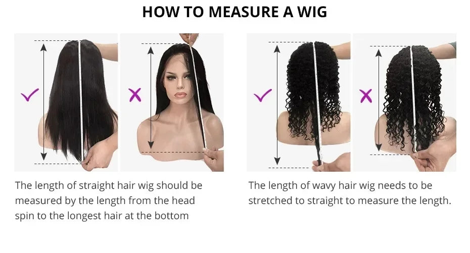 40 Inch Transparent Lace Frontal Wigs 13x6 13x4 HD Body Wave Human Hair Front Wig 200 Density Pre Plucked Lace Wigs For Women