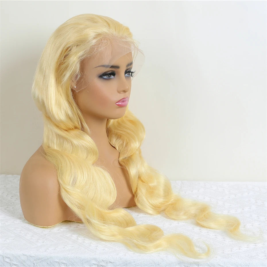 200 Density 613 Hd Lace Frontal Wig 13x4 13x6 360 Blonde Lace Front Human Hair Wigs For Women Preplucked Brazilian Straight Hair