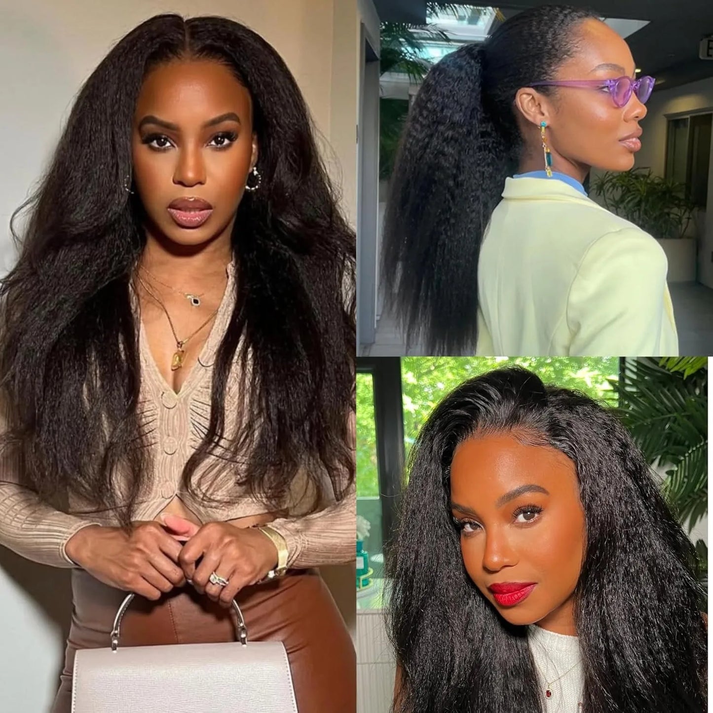 Kinky Straight Feather Crochet 100% Human Hair Extension Pre Separated Knotless Crochet Hair Bundles For Reusable Boho Braids