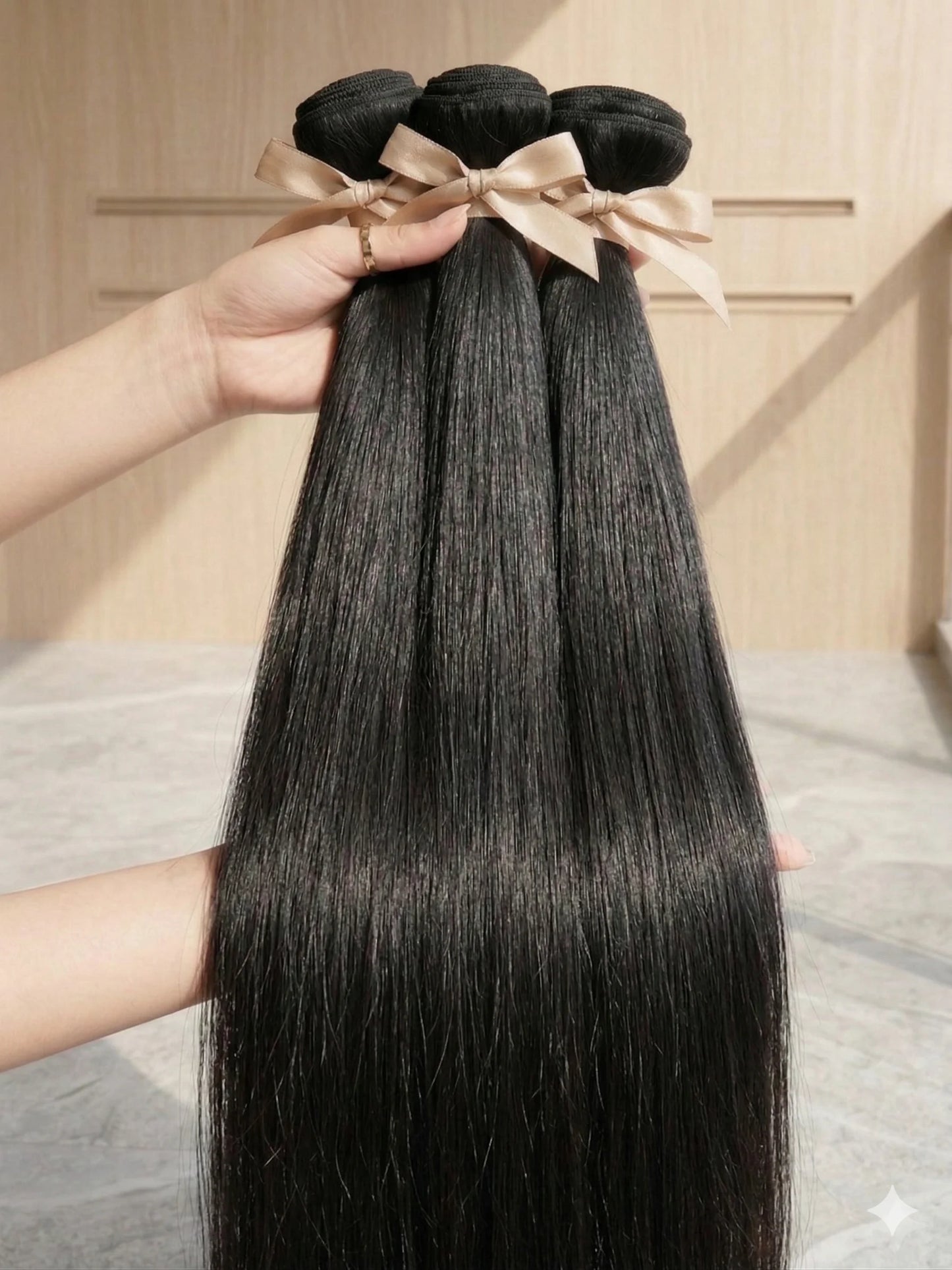 30 36 40 Inch Straight Bundles Human Hair Unprocessed Brazilian Virgin Hair Natural Color 1 3 4 Pcs Raw Hair Bundles Extensions