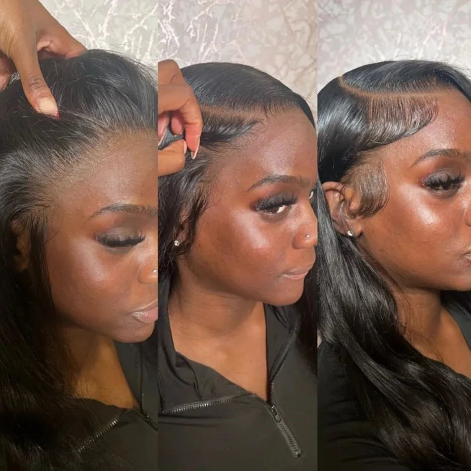 360 Full Lace Wig Body Wave Lace Front Wig 13X6 Human Hair 13X4 Hd Lace Frontal Wig 30 40 Inch Brazilian Pre Plucked Black Wigs