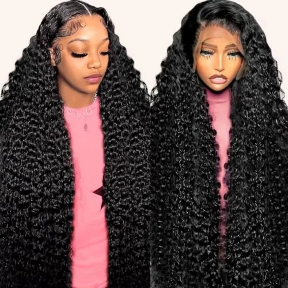 250% Density 13x4 13x6 Hd Lace Frontal Wigs Brazilian 38 Inch Deep Wave Human Hair 5x5 Lace Front Wig For Women Pre plucked