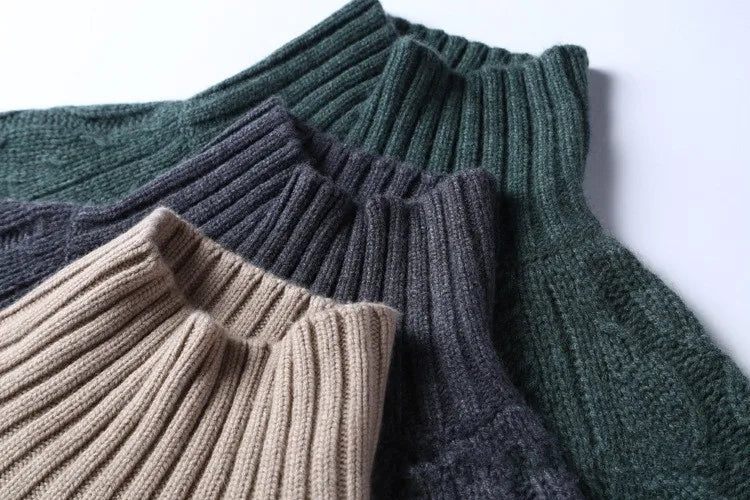 Ms Audrey's House Turtleneck Knit Sweater