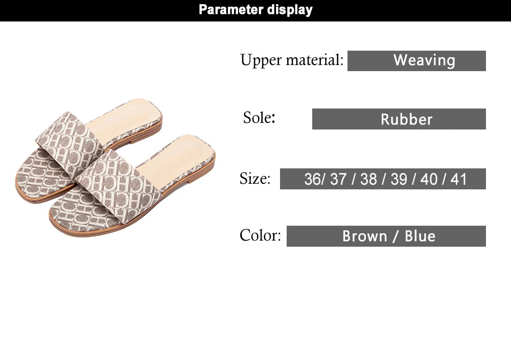 Classic Simple Design Wearable Comfortable Anti-slip Sole Letter Printed Slippers Seasonal New Summer Fashion Women's Sandals