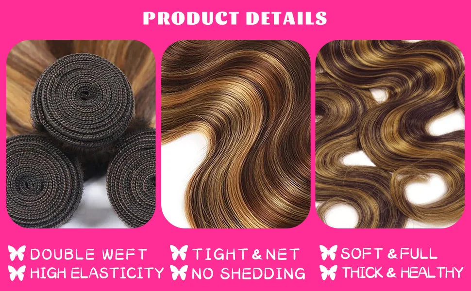 16A Blonde 613 Body Wave Human Hair Bundles 100% Unprocessed Brazilian Remy Hair 30 40 Inch raw hair bundles Weave Extension