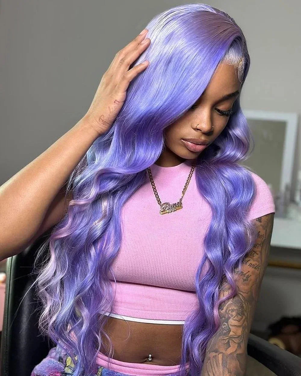 613 Lace Front Wig Human Hair 13x6 Blonde Human Hair Wigs 300% Density Body Wave Lace Front Wigs Human Hair Pre Plucked 46 Inch