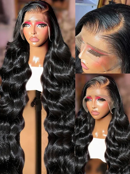 Body Wave Lace Wigs 13x6 HD Lace Frontal Wig 100% Raw Human Hair Loose Wave Lace Front Human Hair Wigs 4x4 HD Lace Closure Wig