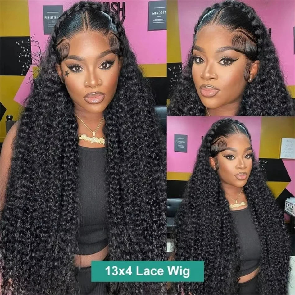 250% Density 13x4 13x6 Hd Lace Frontal Wigs Brazilian 38 Inch Deep Wave Human Hair 5x5 Lace Front Wig For Women Pre plucked
