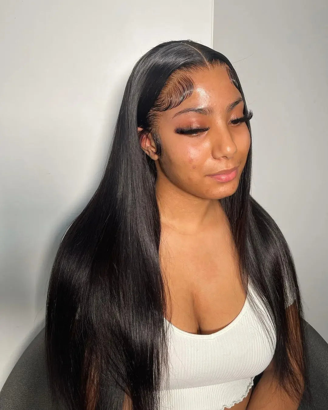 30 36 40 Inch Glueless Straight Lace Front Human Hair Wigs 13x6 HD Lace Frontal Wig Human Hair Wear Go 6x4 HD Lace Closure Wig