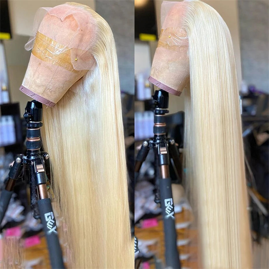 200 Density 613 Hd Lace Frontal Wig 13x4 13x6 360 Blonde Lace Front Human Hair Wigs For Women Preplucked Brazilian Straight Hair