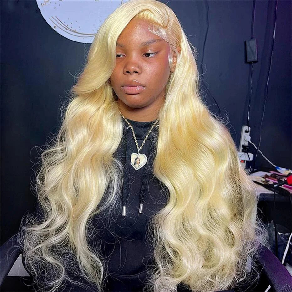 200 Density 613 Hd Lace Frontal Wig 13x4 13x6 360 Blonde Lace Front Human Hair Wigs For Women Preplucked Brazilian Straight Hair