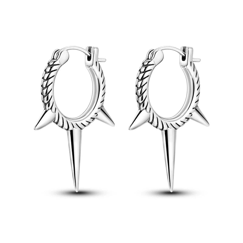 Original 925 Sterling Silver Women Hoop Earrings High Quality Shine Zircon U Shaped Classic Style Earring For Women Jewelry Gift