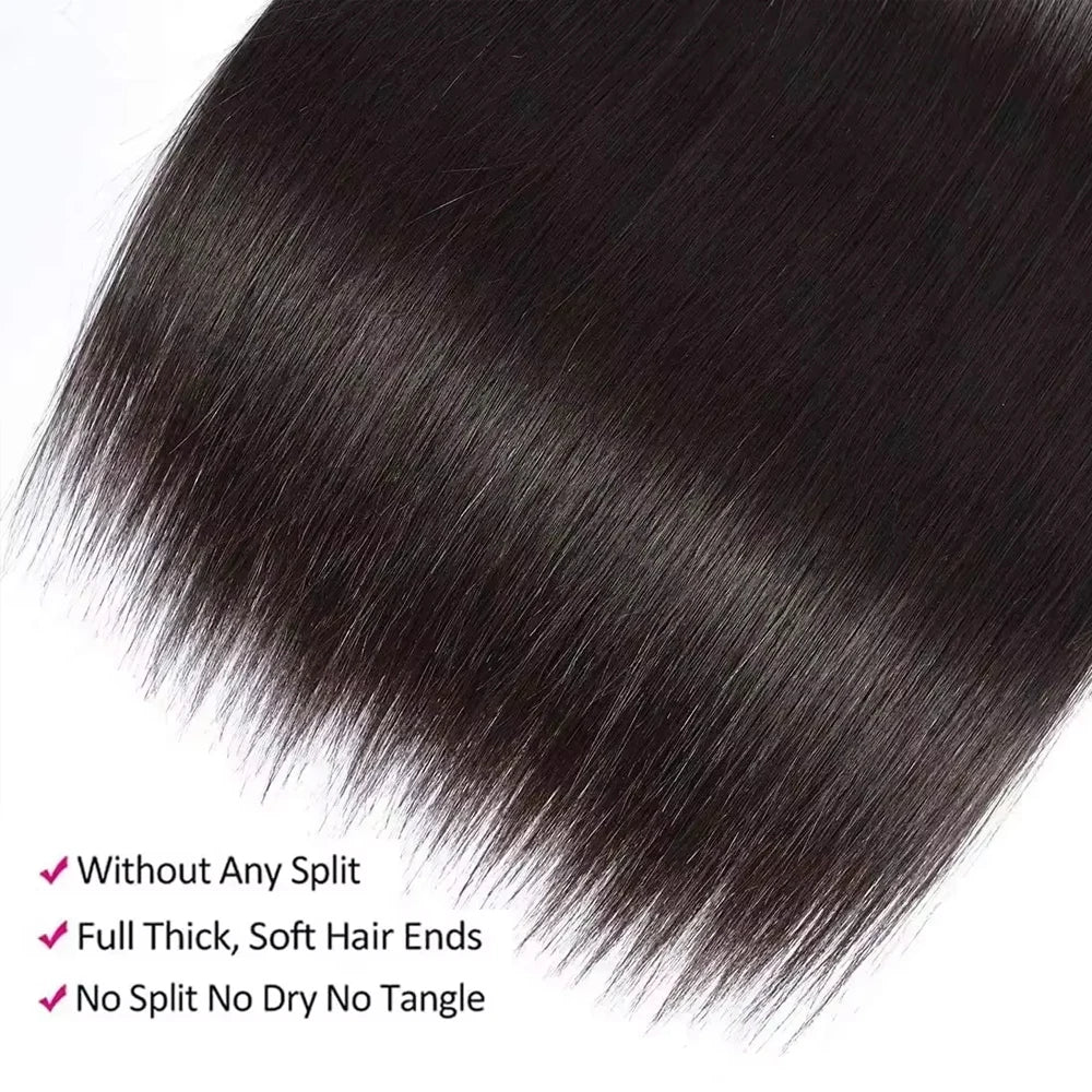 30 40 Inch Bone Straight 100% Bundles Deal Brazilian Virgin Human Hair Body Wave 4 5 Bundles Raw Hair Extensions Natural Color