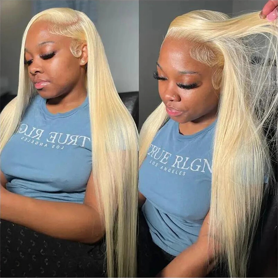 200 Density 613 Hd Lace Frontal Wig 13x4 13x6 360 Blonde Lace Front Human Hair Wigs For Women Preplucked Brazilian Straight Hair