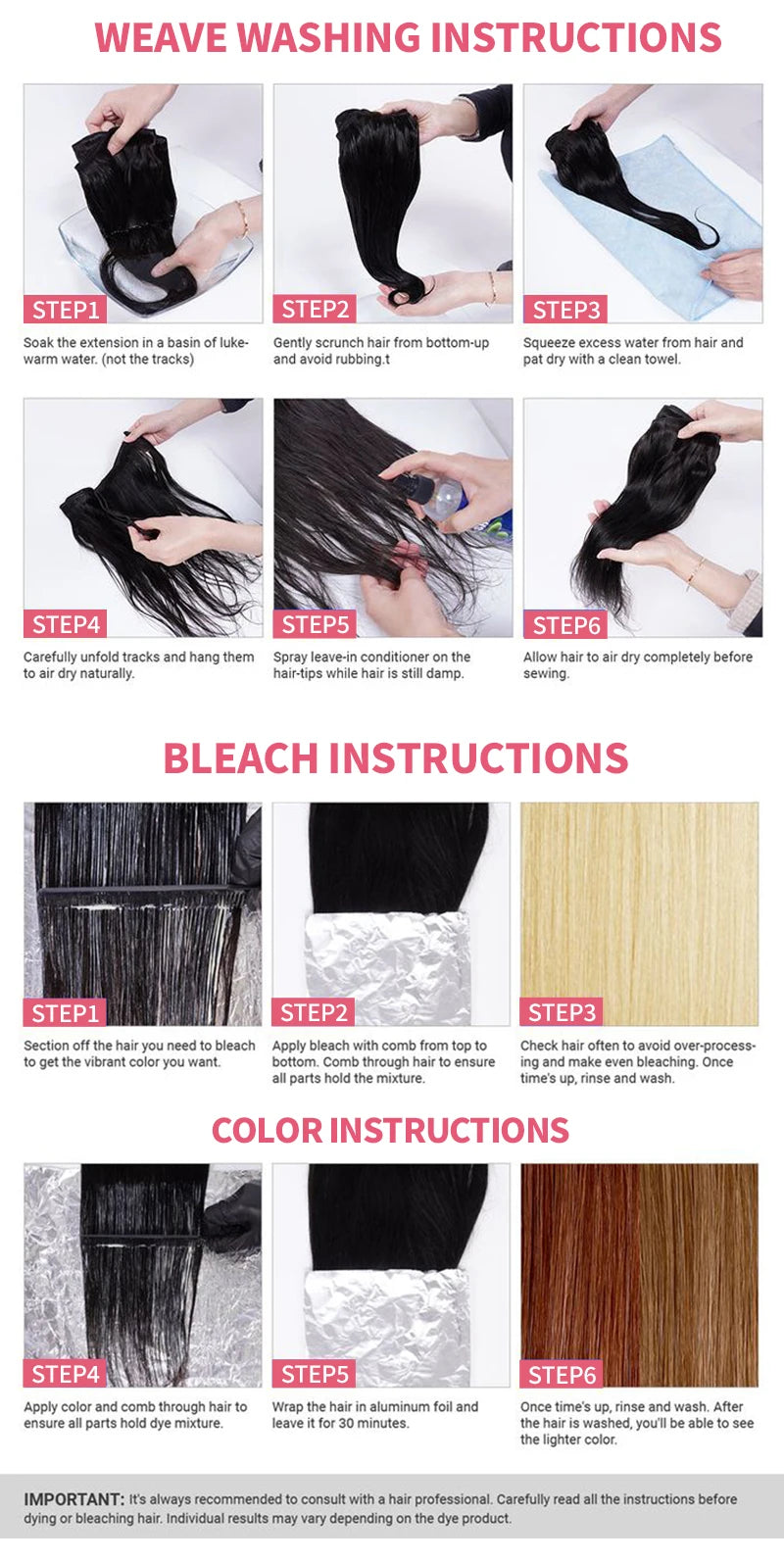 Natural Color Straight  Human Hair Bundles 14-30 Inches Brazilian 1 3 4 Bundle Remy Human Hair Extensions Double Weft