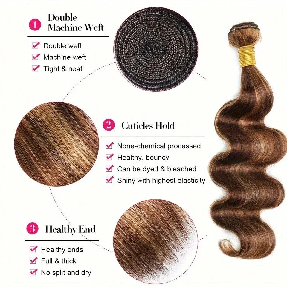 16A Blonde 613 Body Wave Human Hair Bundles 100% Unprocessed Brazilian Remy Hair 30 40 Inch raw hair bundles Weave Extension