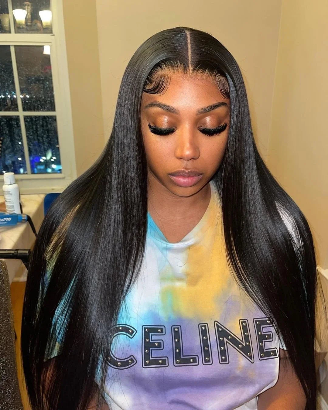 30 36 40 Inch Glueless Straight Lace Front Human Hair Wigs 13x6 HD Lace Frontal Wig Human Hair Wear Go 6x4 HD Lace Closure Wig