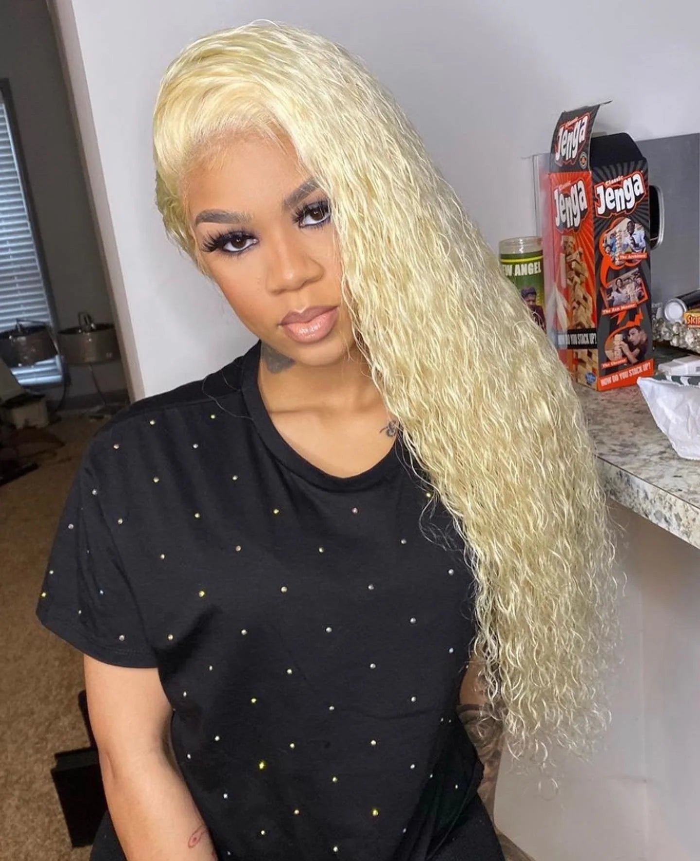 613 Loose Deep Wave Frontal Wig 13x6 HD Water Wave Lace Front Wig 30 40 Inch Honey Blonde 13x4 Lace Front Curly Human Hair Wigs