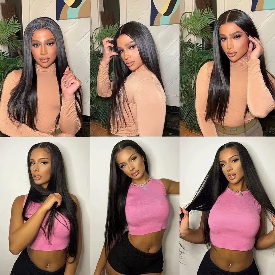 Peruvian Human Hair Bundles Bone Straight 28 30 inch Virgin Human Hair 3 4 Bundles Women Sew In Quick Weave Raw Hair Extensions