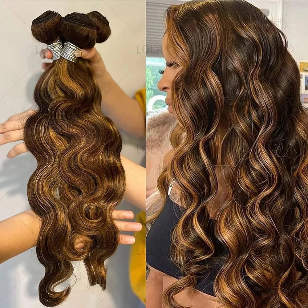 16A Blonde 613 Body Wave Human Hair Bundles 100% Unprocessed Brazilian Remy Hair 30 40 Inch raw hair bundles Weave Extension