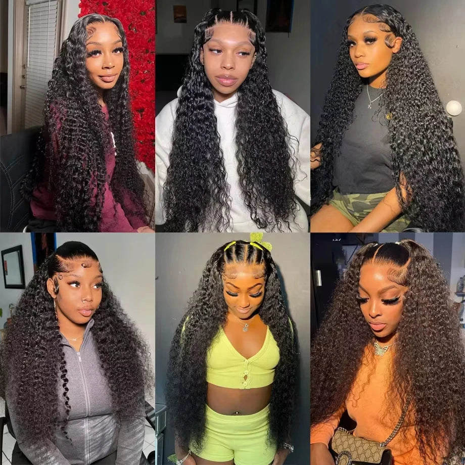 Deep Wave Human Hair Bundles Burmese Curly Hair Bundles Human Hair Water Wave Original Natural Hair Extensions 1/3/4 Pieces