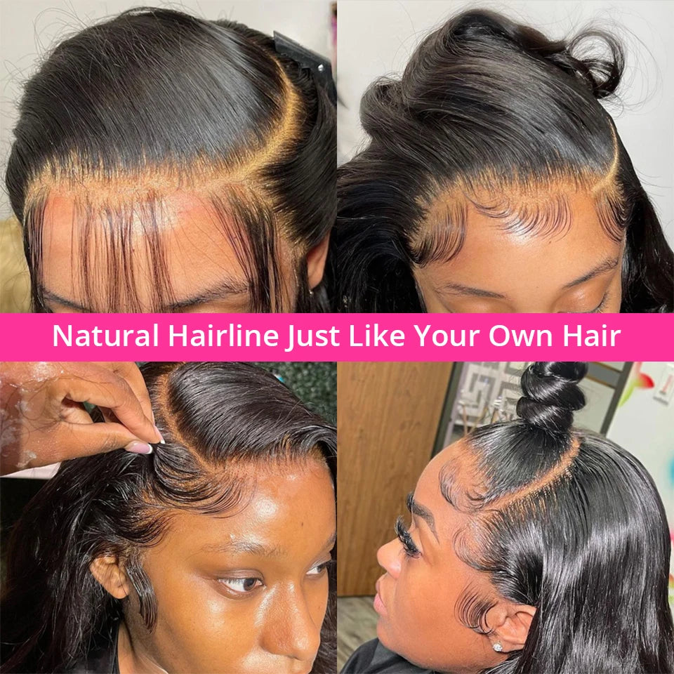 Body Wave Lace Wigs 13x6 HD Lace Frontal Wig 100% Raw Human Hair Loose Wave Lace Front Human Hair Wigs 4x4 HD Lace Closure Wig