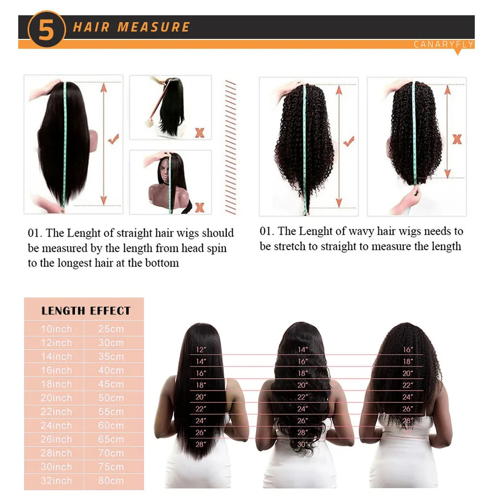 13x6 HD Transparent Bone Straight Lace Frontal Wigs 5x5 Glueless Wear and Go Human Hair Wig 220 Density for Women 30 40 Inch