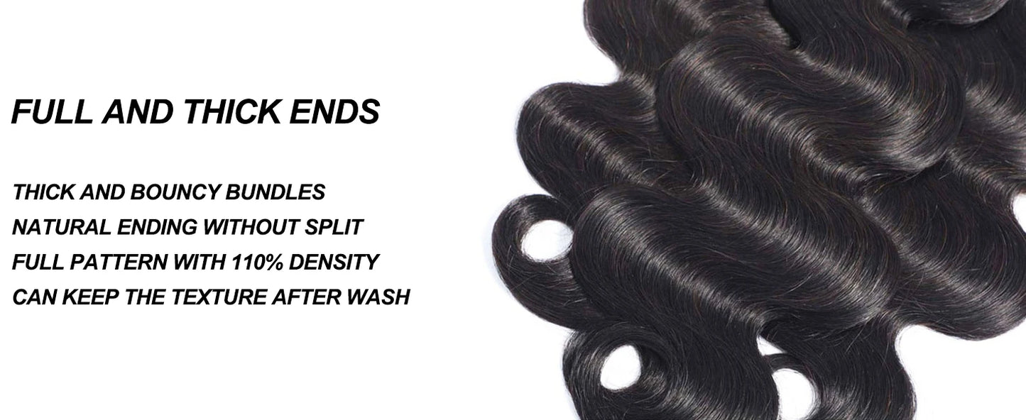16A Body Wave Bundles Human Hair 30 40 Inch Remy Brazilian Virgin Weave Hair 3 4 5 Pcs Unprocessed Raw Hair Bundles Extensions