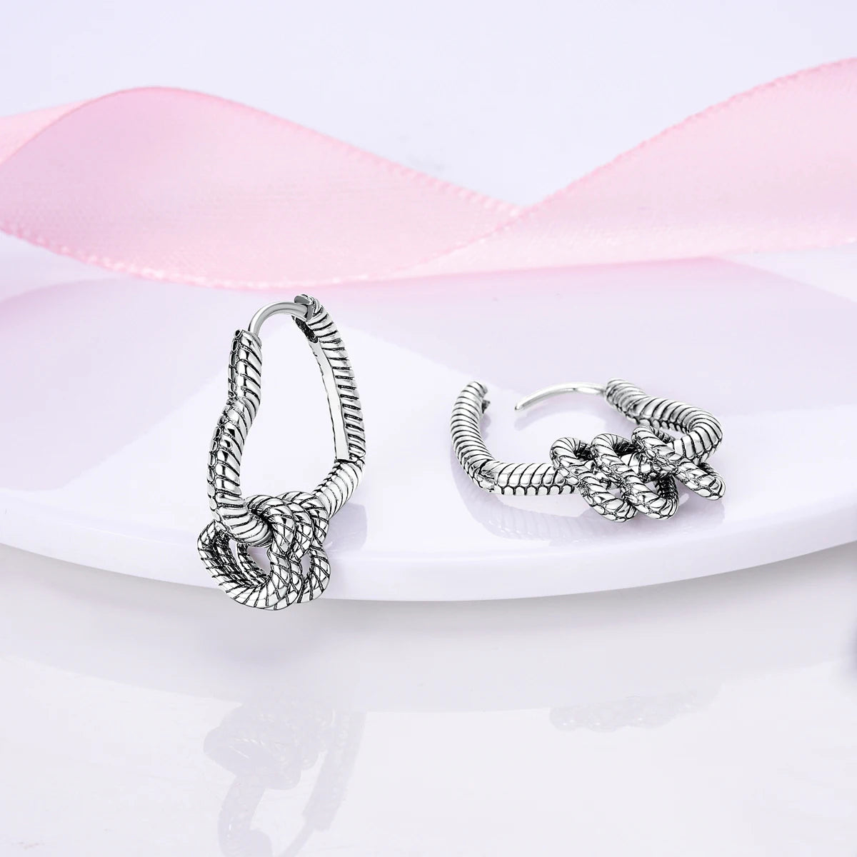 Original 925 Sterling Silver Women Hoop Earrings High Quality Shine Zircon U Shaped Classic Style Earring For Women Jewelry Gift