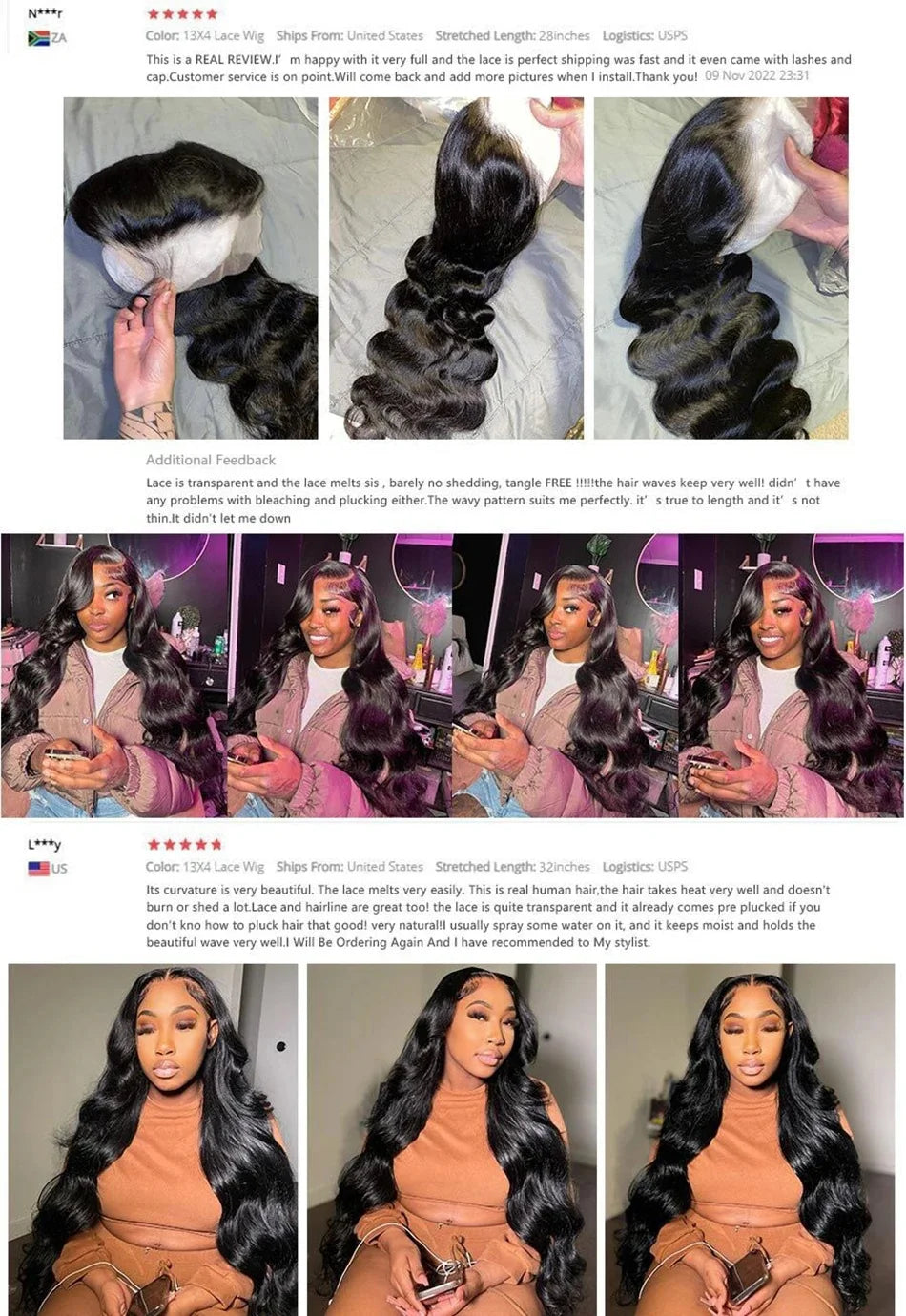 40 Inch Transparent Lace Frontal Wigs 13x6 13x4 HD Body Wave Human Hair Front Wig 200 Density Pre Plucked Lace Wigs For Women
