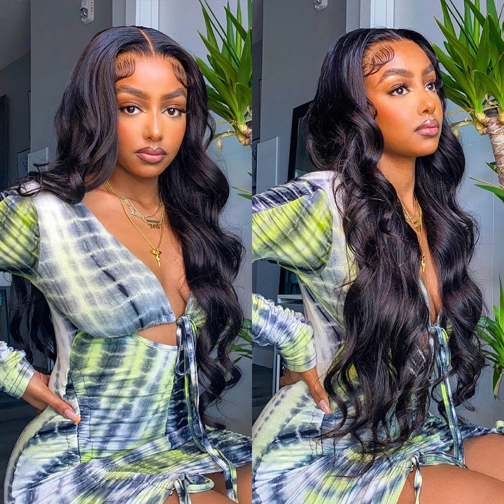 Body Wave Lace Wigs 13x6 HD Lace Frontal Wig 100% Raw Human Hair Loose Wave Lace Front Human Hair Wigs 4x4 HD Lace Closure Wig