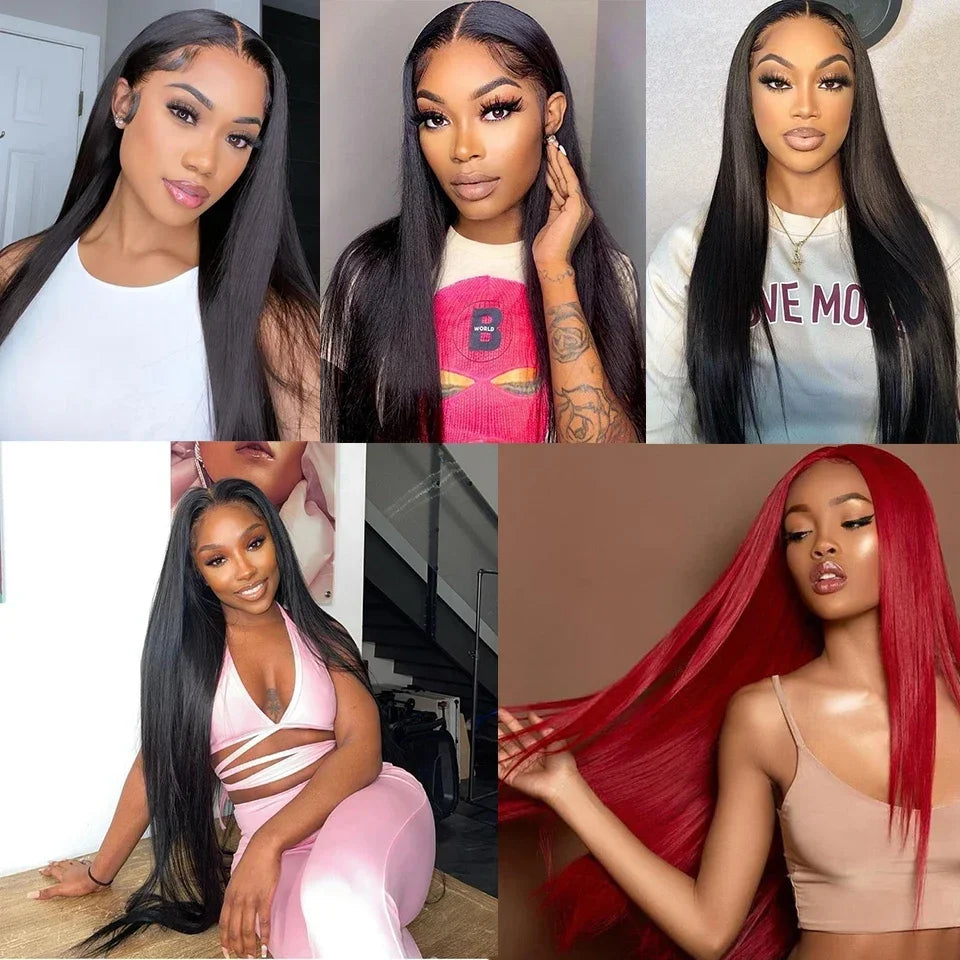 BINF Hair Wholesale100% Brazilian Human Hair Bundles 8-30 Inch Bone Straight Raw Human Hair Bundles Extensions Deal 2 3 4 Bundle